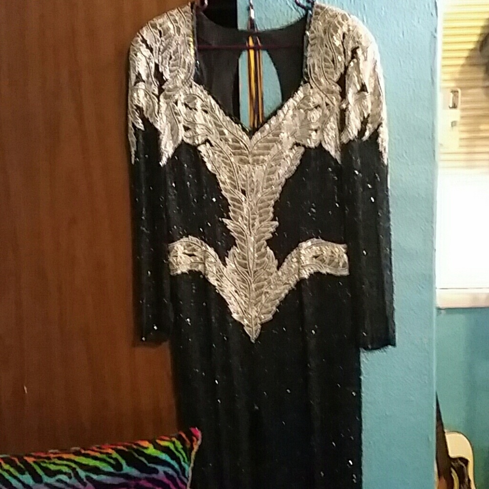 Long elegant evening gown
